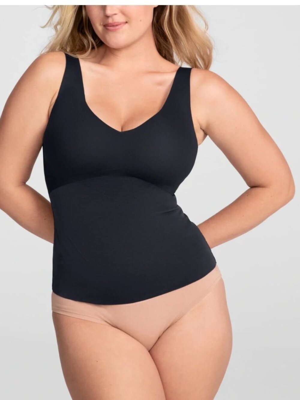 NWT Honeylove Black Liftwear Shapwear Shaping Tank Top Size 2X Layering
